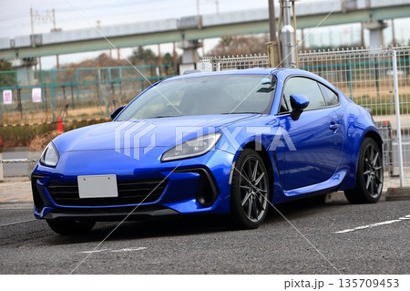 青い国産スポーツカー 青い国産スポーツカー 135709453