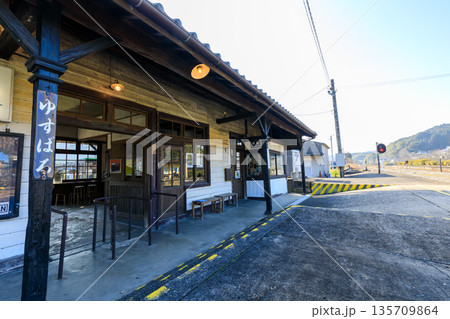 冬の油須原駅 福岡県田川郡 冬の油須原駅 福岡県田川郡 135709864