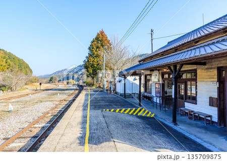 冬の油須原駅 福岡県田川郡 冬の油須原駅 福岡県田川郡 135709875