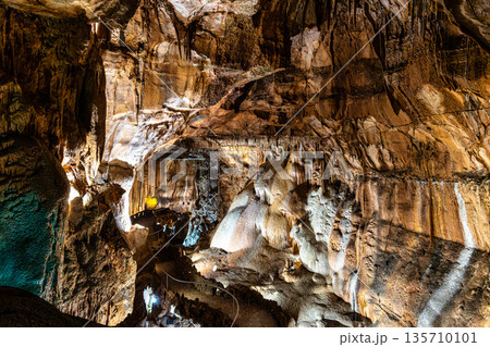 Mira de Aire Caves, Grutas de Mira de Aire at Leiria, Portugal. A set of limestone caves in Porto de Mos 135710101