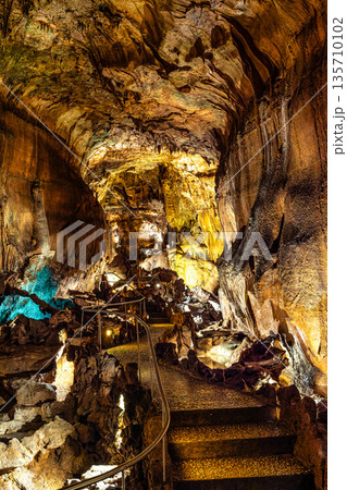 Mira de Aire Caves, Grutas de Mira de Aire at Leiria, Portugal. A set of limestone caves in Porto de Mos Mira de Aire Caves, Grutas de Mira de Aire at Leiria, Portugal. A set of limestone caves in Porto de Mos 135710102