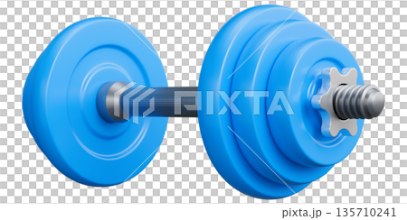 Adjustable Dumbbell with Blue Weight Plates And Chrome Bar Perspective View Adjustable Dumbbell with Blue Weight Plates And Chrome Bar Perspective View 135710241