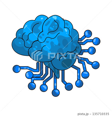 illustration of AI strategy illustration of AI strategy 135710335