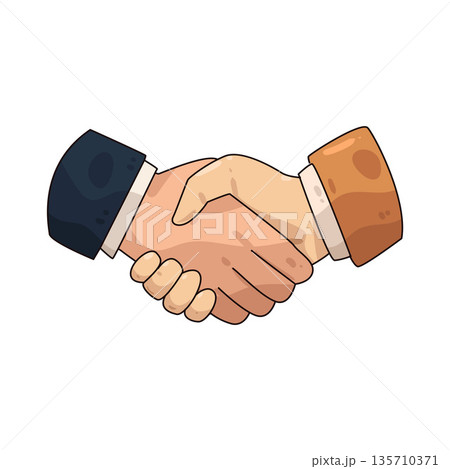 illustration of Handshake 135710371