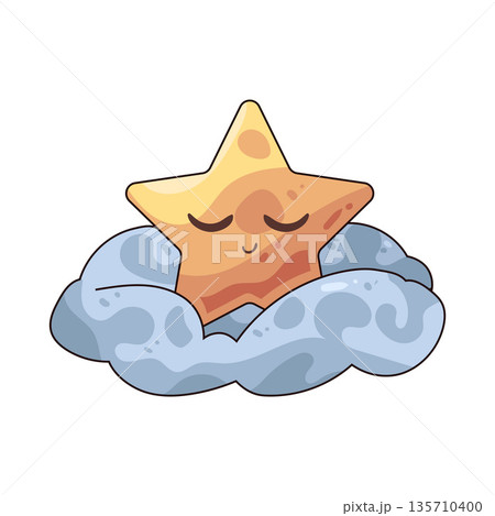 illustration of dream star illustration of dream star 135710400