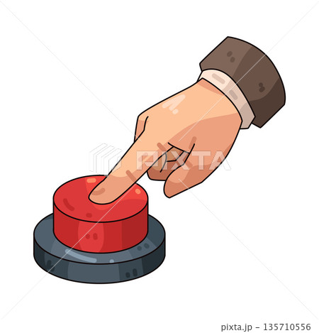 illustration of push button 135710556