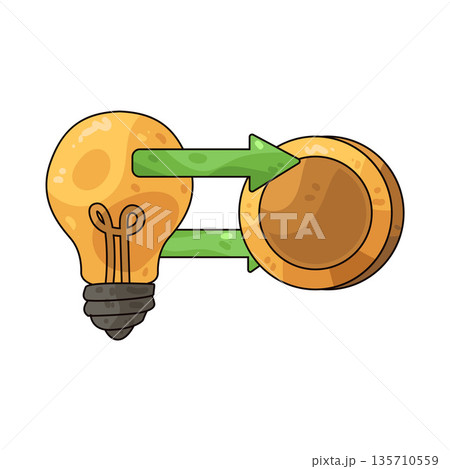 illustration of cost strategy 135710559