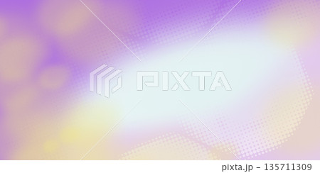Abstract retro 80s 90s background with vibrant purple and gold glow,featuring central text area.Nostalgic watercolor design for party announcements,disco posters,vintage themed event promotions 135711309
