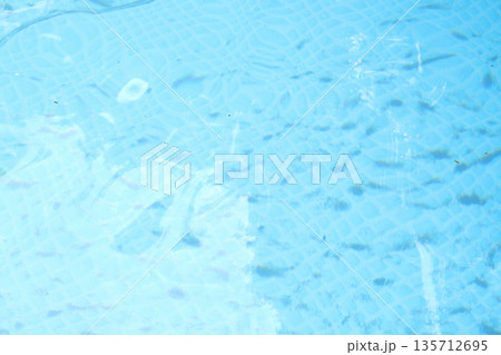 dirty pool water surface, season luxury life concept top veiw 135712695