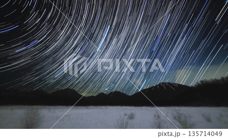 奥日光の満天の星空／栃木県日光市小田代原 135714049