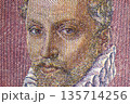 Roland de Lassus a closeup portrait from Belgian money 135714256