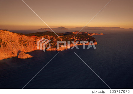Sunset on Porto Katsiki beach 135717076
