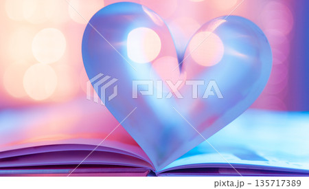 Soft pastel blue Valentines Day heart shape, panoramic banner, glowing blue and white bokeh lights, romantic love background, elegant holiday design Soft pastel blue Valentines Day heart shape, panoramic banner, glowing blue and white bokeh lights, romantic love background, elegant holiday design 135717389