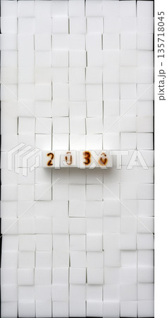 2030 年賀素材 背景素材 2030 年賀素材 背景素材 135718045