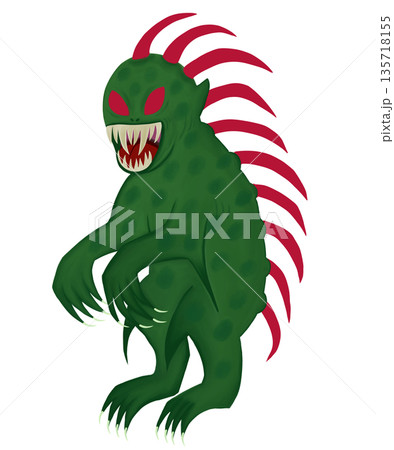 UMAチュパカブラのイラスト素材 135718155