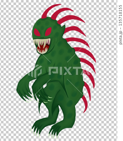 UMAチュパカブラのイラスト素材 135718155