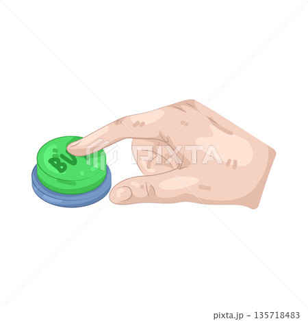 Illustration of buy button 135718483