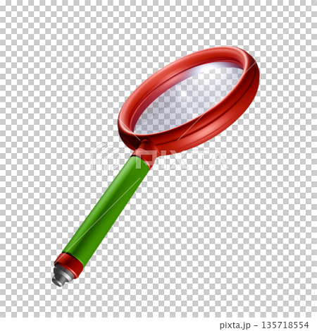 放大鏡（也可用於搜尋影像）透明材料 135718554
