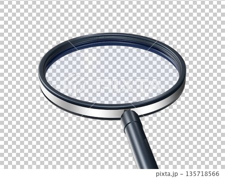 虫眼鏡 ルーペ (検索イメージにも Search)透過素材 虫眼鏡 ルーペ (検索イメージにも Search)透過素材 135718566