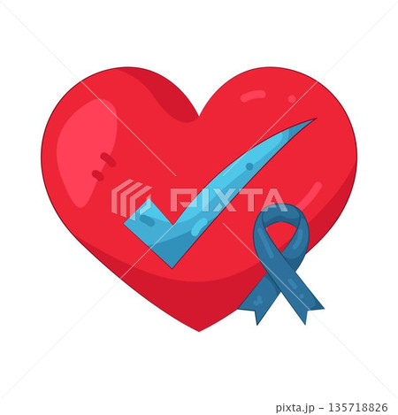 Illustration of heart Illustration of heart 135718826