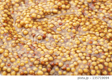 Dijon Mustard seeds close-up 135719094