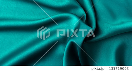 Green satin texture 135719098