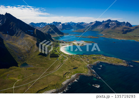 Lofoten is an archipelago in the county of Nordland, Norway. 135719293