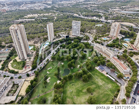 luxury cityscape with leisure features, highrise surroundings with peaceful water reflections luxury cityscape with leisure features, highrise surroundings with peaceful water reflections 135719516