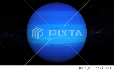 《AI画像》太陽系 海王星イメージ 135719594