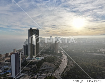 city dawn view, aerial image captures vibrant city life with dynamic infrastructure and natural beauty city dawn view, aerial image captures vibrant city life with dynamic infrastructure and natural beauty 135719799