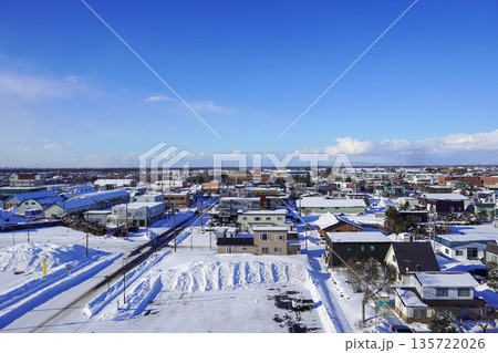 南幌ビューローから見る南幌の町並みなど（2026年1月） 135722026