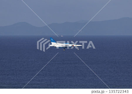 青い海とブルーインパルス 135722343