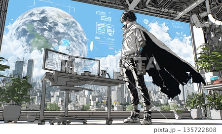 プライバシー・ポリシーやセキュリティー・ポリシーを表す堅牢な門と門番のイメージ