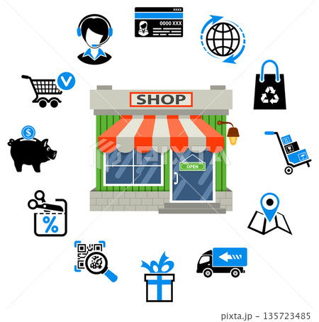 Internet Shopping Concept Internet Shopping Concept 135723485