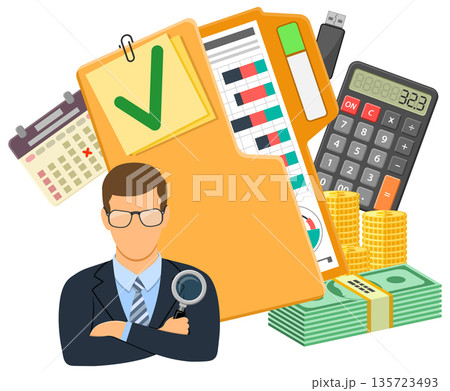 Auditor and Accounting Concept Auditor and Accounting Concept 135723493
