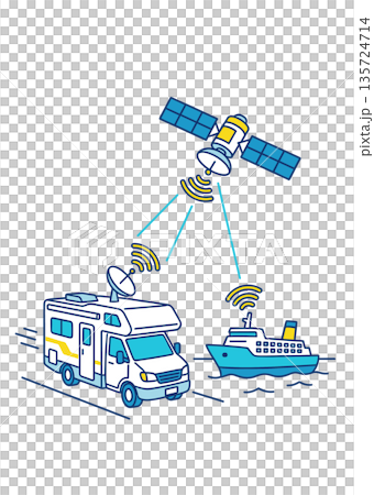 衛星インターネットでつながる移動体・船舶通信 135724714