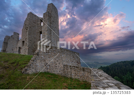 Schoenecken castle, Rhineland-Palatinate, Germany 135725383