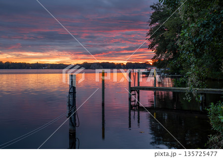 Glindow lake close to Potsdam, Brandenburg, Germany 135725477