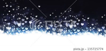holiday falling hearts blue banner holiday falling hearts blue banner 135725774