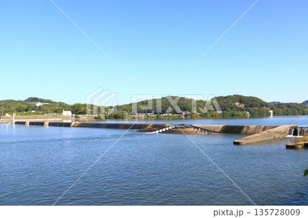 吉井川：鴨越堰（岡山県岡山市東区／瀬戸内市） 135728009