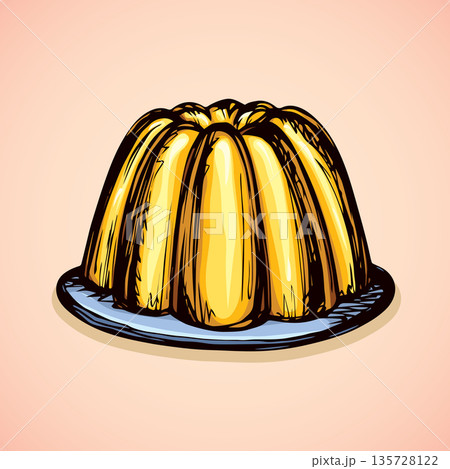 Jelly. Vector drawing 135728122