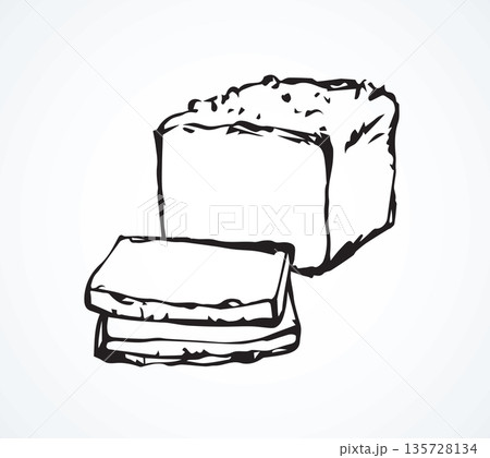 Meat. Vector drawing Meat. Vector drawing 135728134
