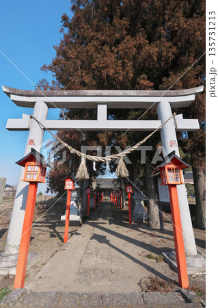 栃木県　北中八幡宮　初詣 135731213
