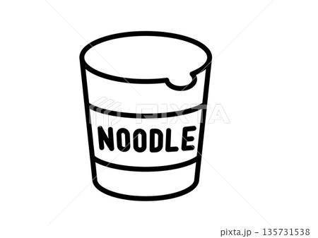 インスタントヌードルのアイコン 135731538