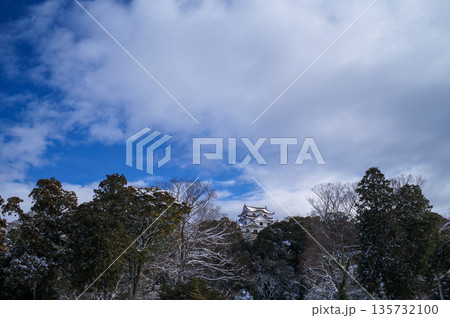 雪の彦根城 雪の彦根城 135732100