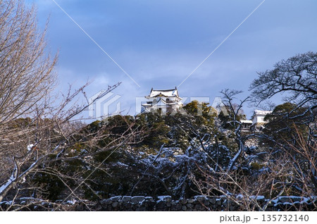 雪の彦根城 雪の彦根城 135732140