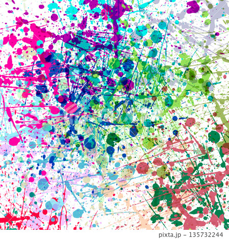 カラフルな背景 カラフルな背景 135732244