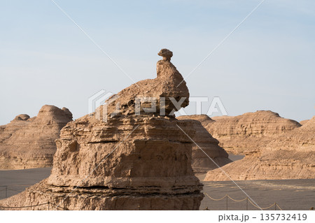 敦煌ヤルダン国家地質公園　柱状ヤルダン 135732419