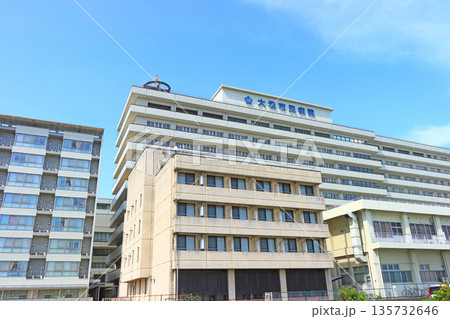 岐阜県大垣市、大垣市民病院の風景 岐阜県大垣市、大垣市民病院の風景 135732646