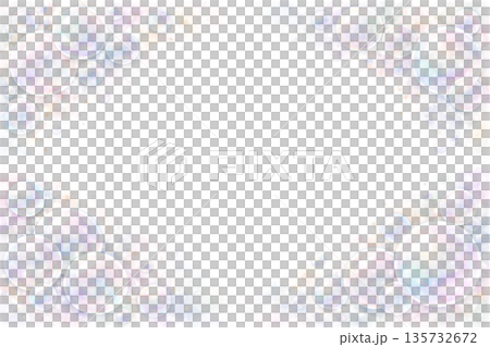 水彩風格的肥皂泡邊框，柔和的粉彩背景，留白空間 135732672